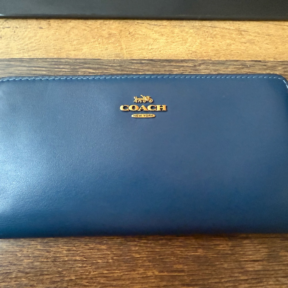 Coach Slim Wallet True Blue